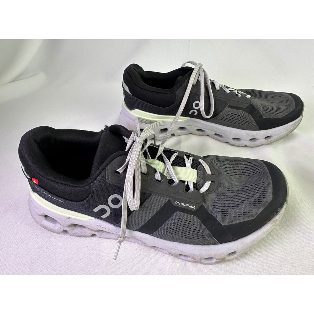 On Running Cloudrunner 2 Women's Size 11 Wide Shadow Lima Black Gray Road Shoes